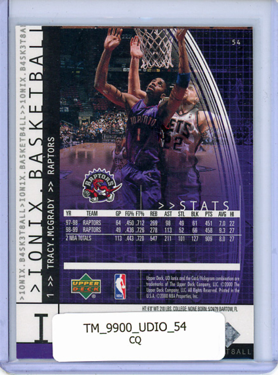 Tracy McGrady 1999-00 Ionix #54 (CQ)