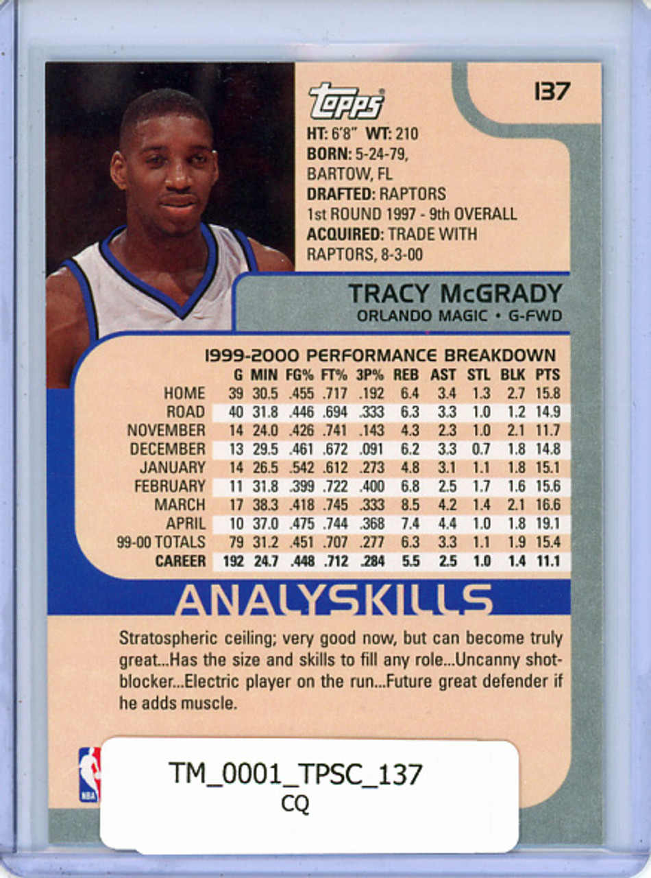 Tracy McGrady 2000-01 Stadium Club #137 (CQ)