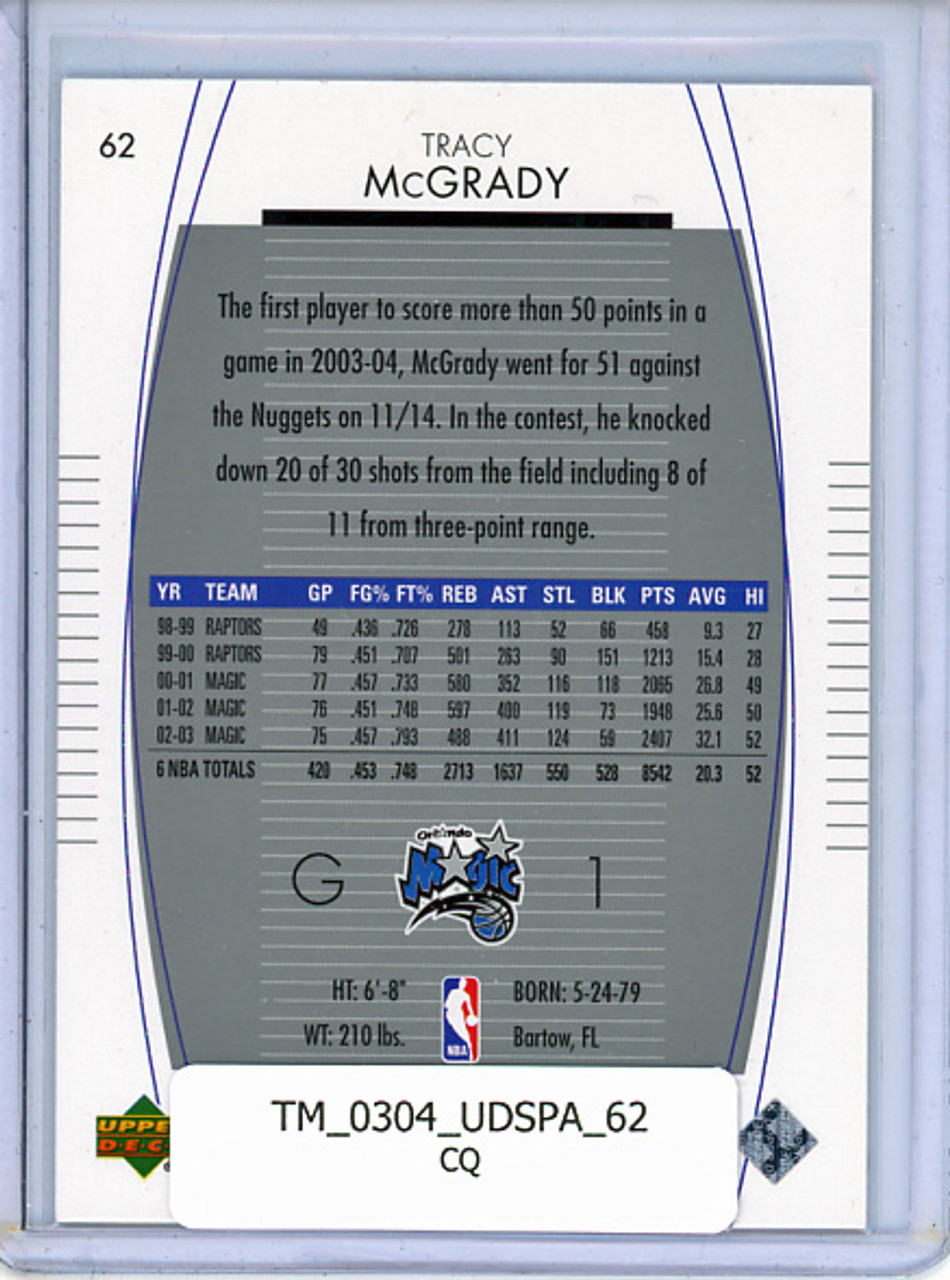 Tracy McGrady 2003-04 SP Authentic #62 (CQ)