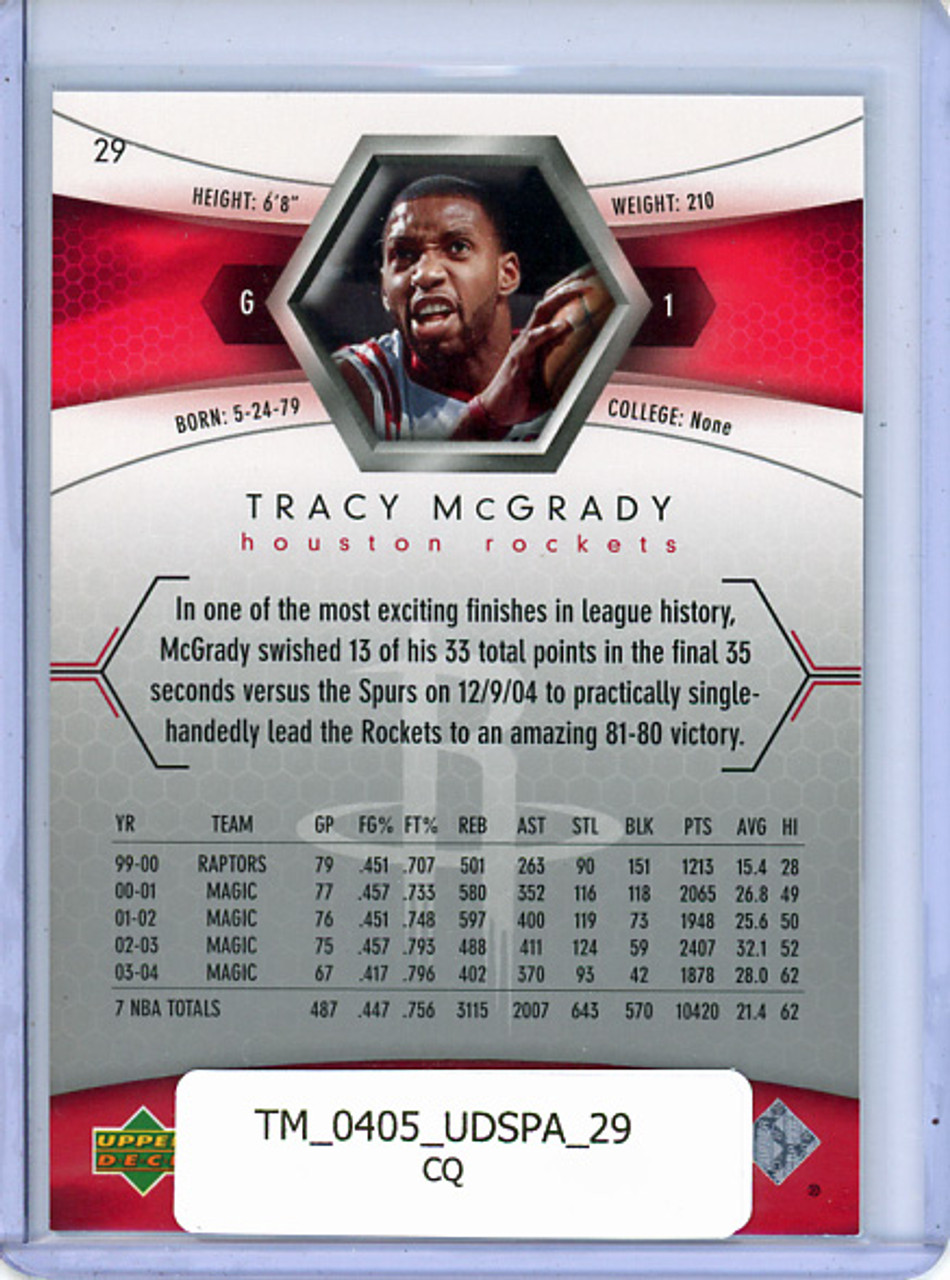 Tracy McGrady 2004-05 SP Authentic #29 (CQ)