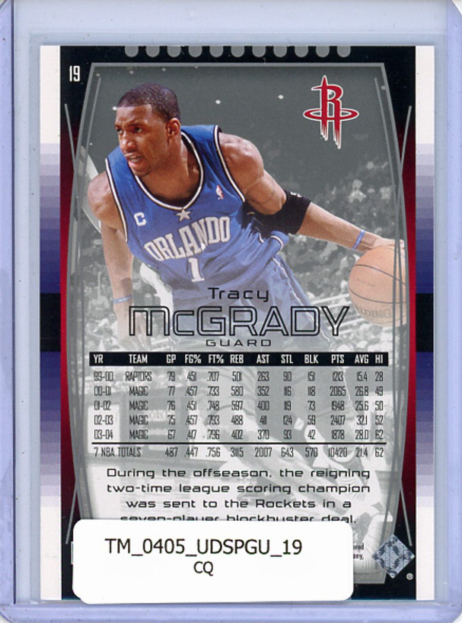 Tracy McGrady 2004-05 SP Game Used #19 (CQ)