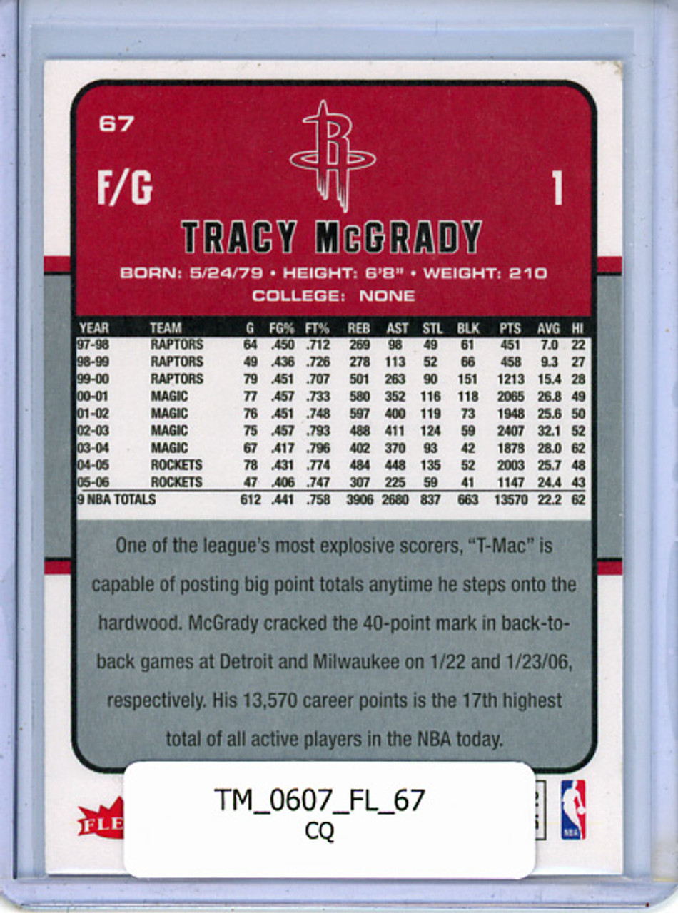 Tracy McGrady 2006-07 Fleer #67 (CQ)