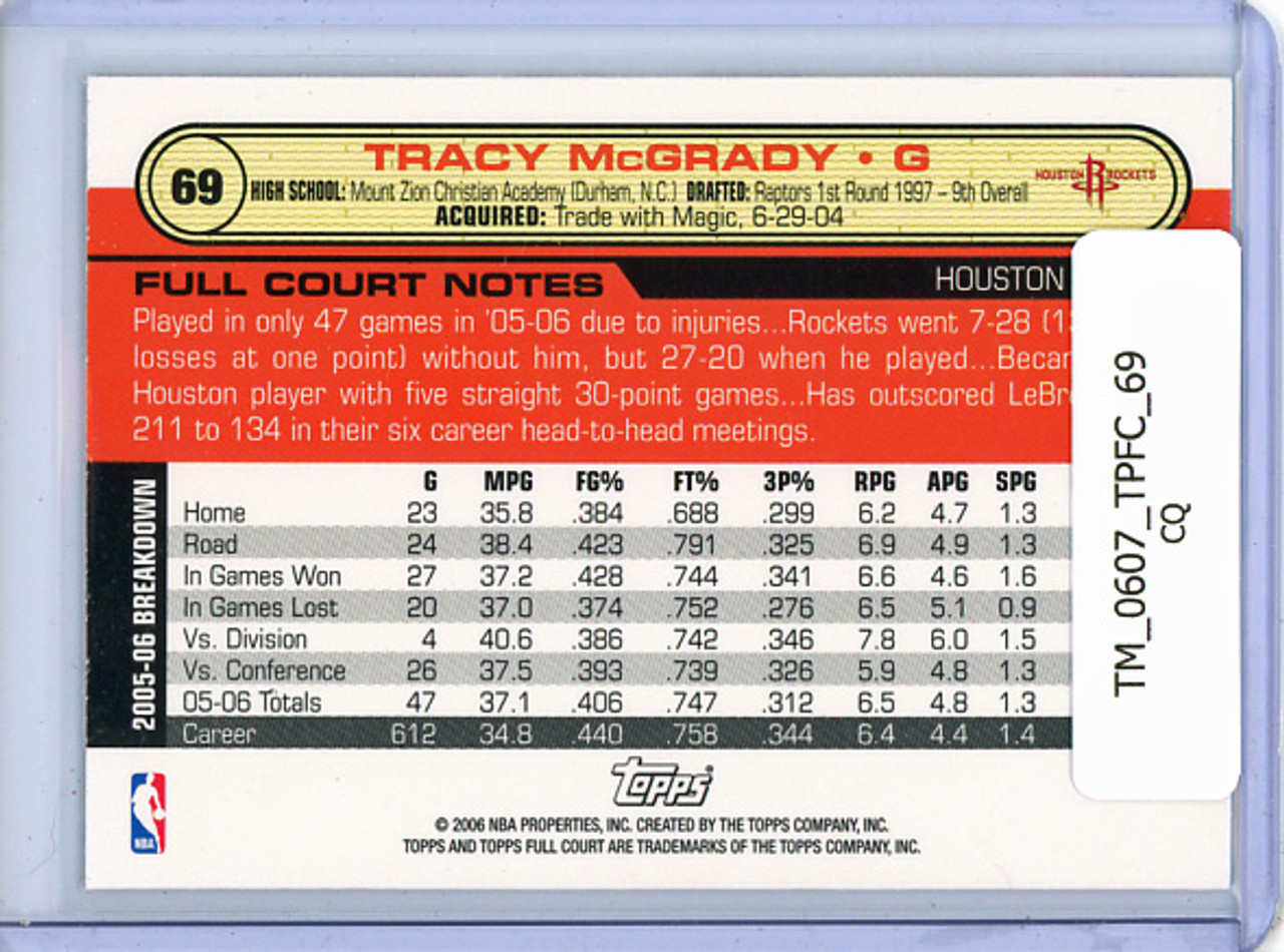 Tracy McGrady 2006-07 Topps Full Court #69 (CQ)