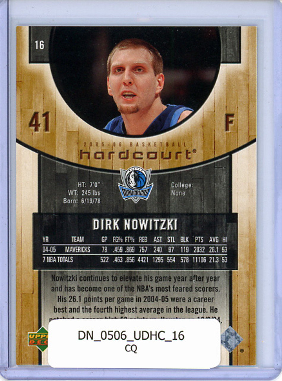 Dirk Nowitzki 2005-06 Hardcourt #16 (CQ)
