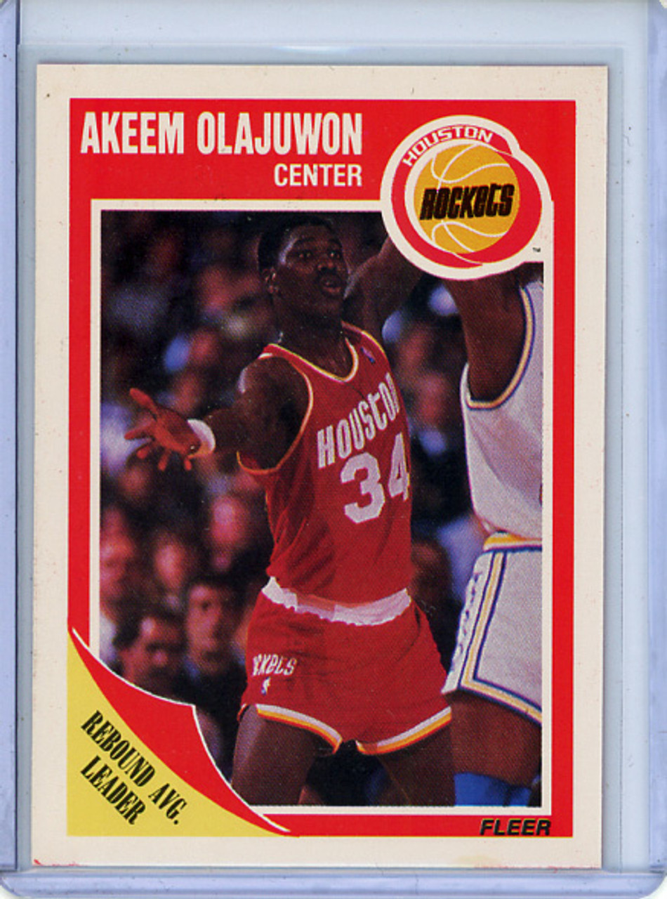 Hakeem Olajuwon 1989-90 Fleer #61 (CQ)