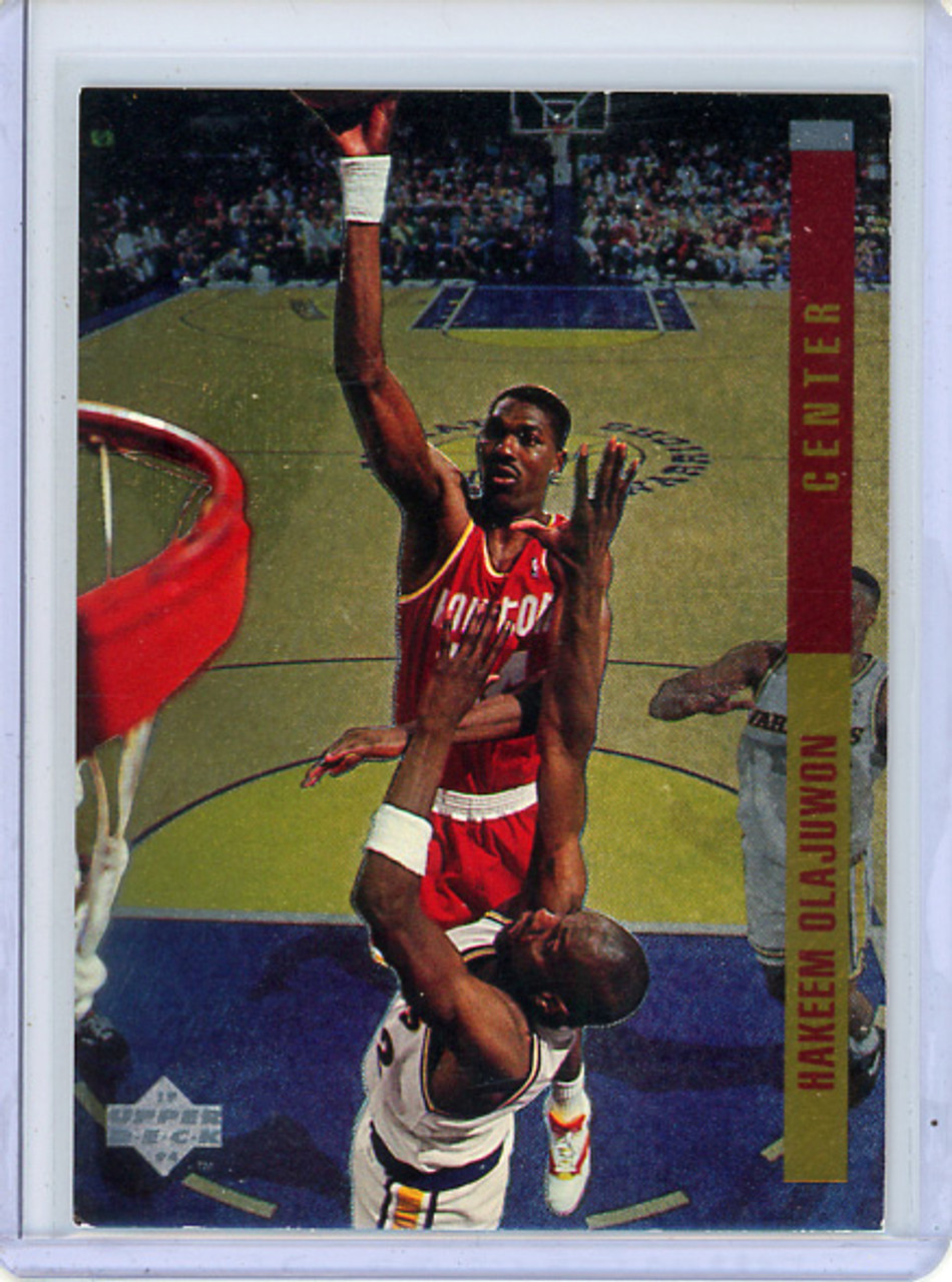 Hakeem Olajuwon 1993-94 Upper Deck SE, Behind the Glass #G5 (CQ)