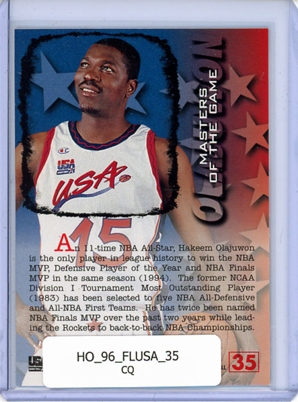 Hakeem Olajuwon 1996 Fleer USA #35 (CQ)