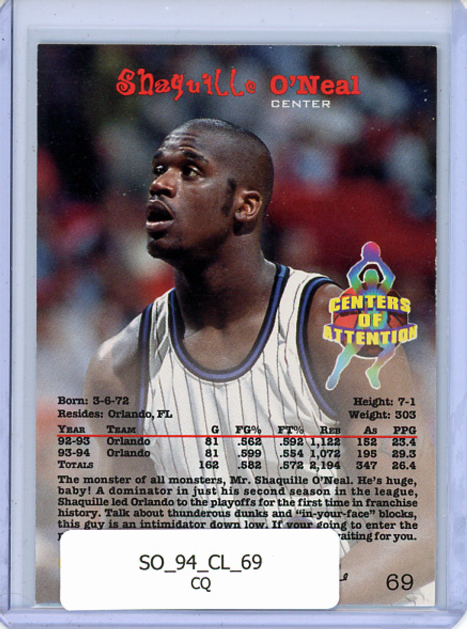 Shaquille O'Neal 1994 Classic #69 Centers of Attention (CQ)