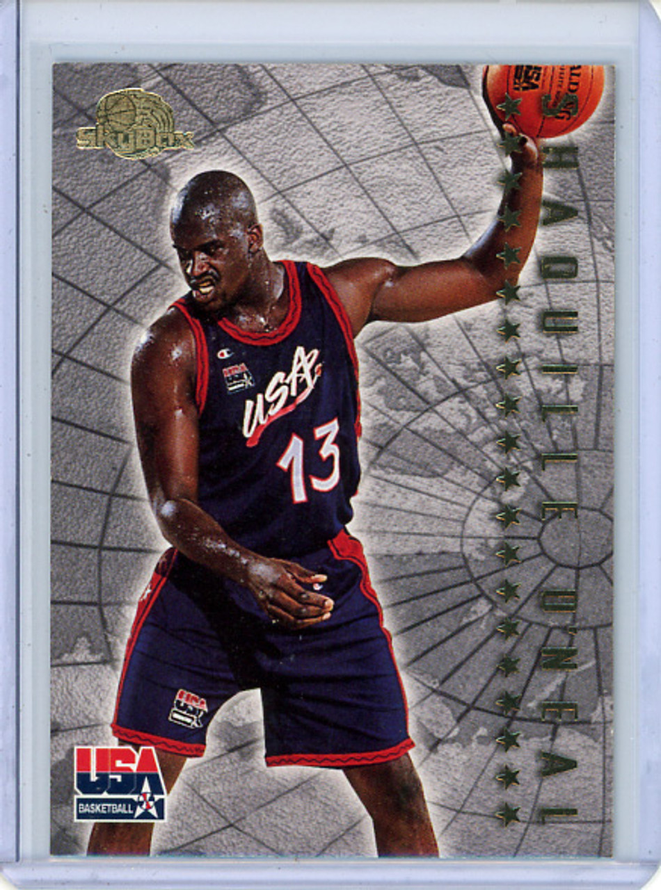 Shaquille O'Neal 1995-96 Skybox Premium, USA Basketball #U7 (CQ)