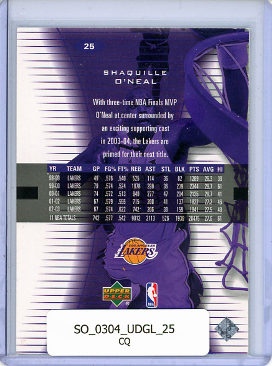 Shaquille O'Neal 2003-04 Glass #25 (CQ)