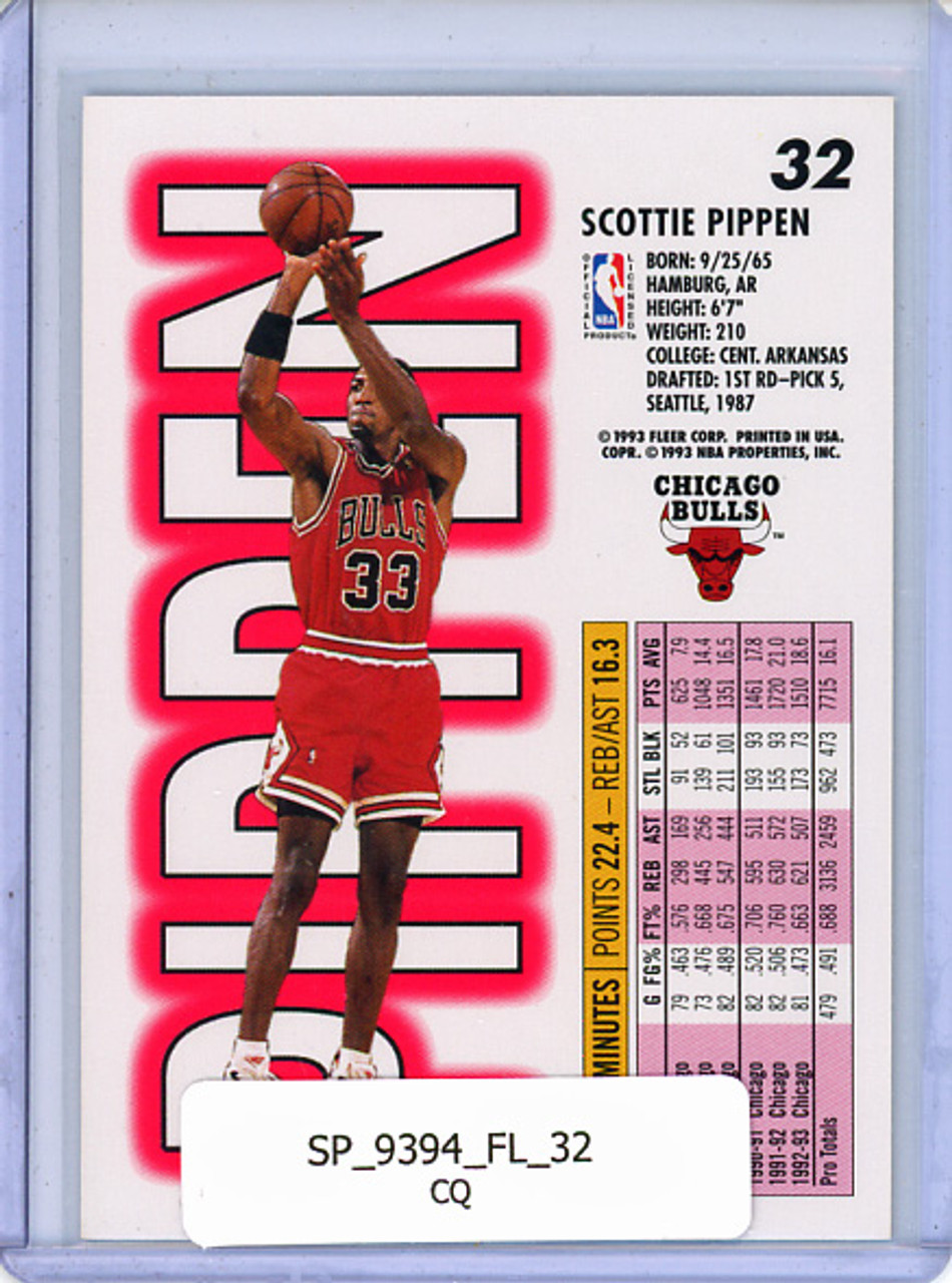 Scottie Pippen 1993-94 Fleer #32 (CQ)