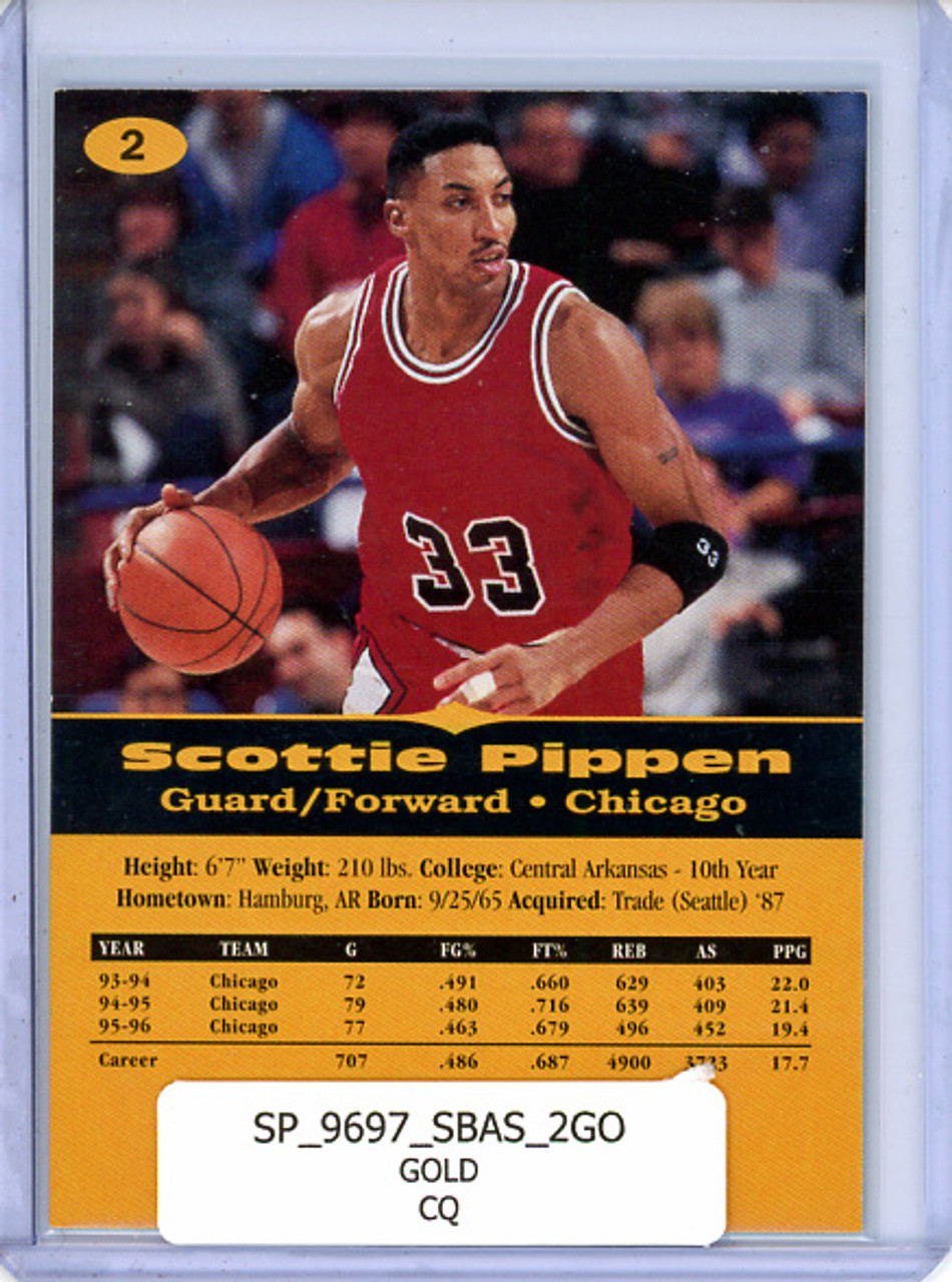 Scottie Pippen 1996-97 Score Board All Sport #2 Gold (CQ)