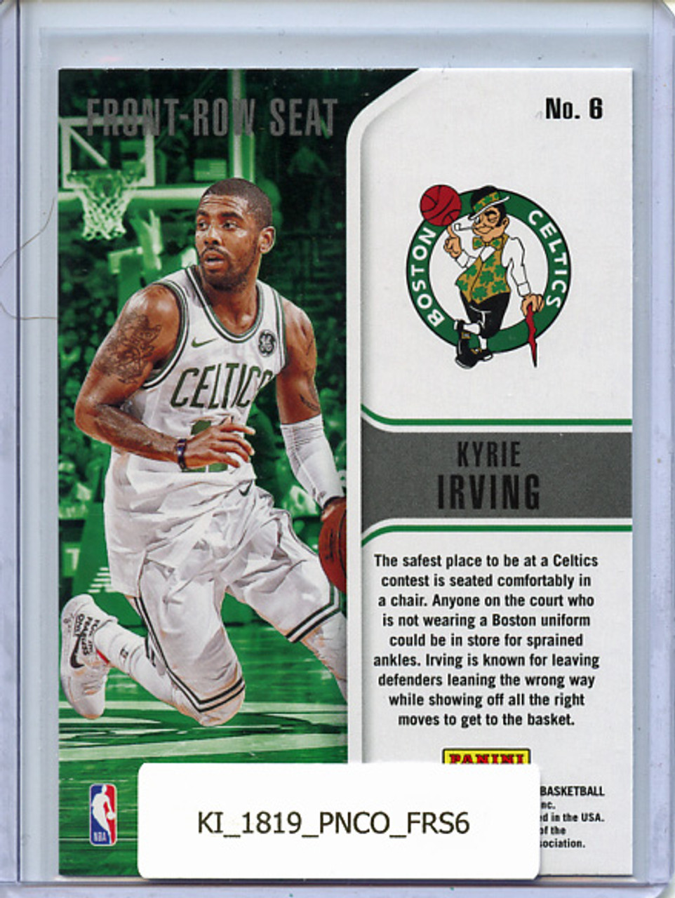 Kyrie Irving 2018-19 Contenders, Front-Row Seat #6 Retail