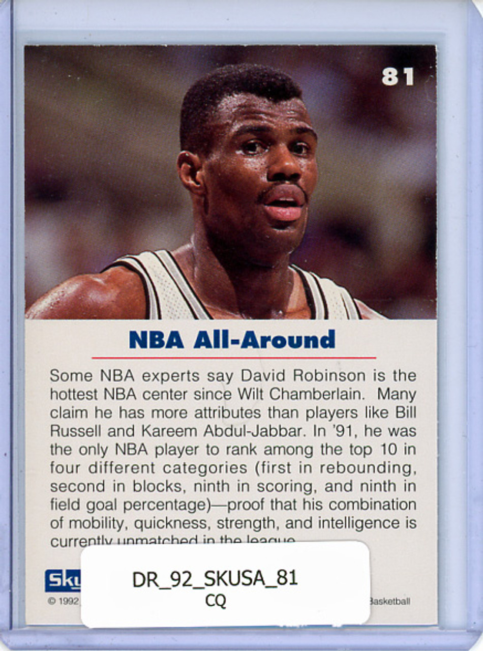 David Robinson 1992 Skybox USA #81 (CQ)