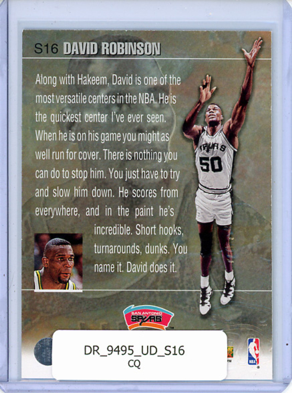 David Robinson 1994-95 Upper Deck, Kemp Slam Dunk Stars #S16 (CQ)