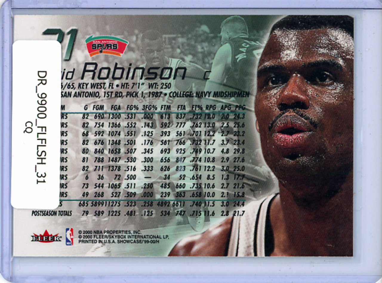 David Robinson 1999-00 Flair Showcase #31 (CQ)