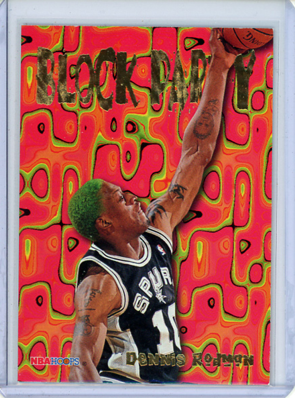 Dennis Rodman 1995-96 Hoops, Block Party #2 (CQ)