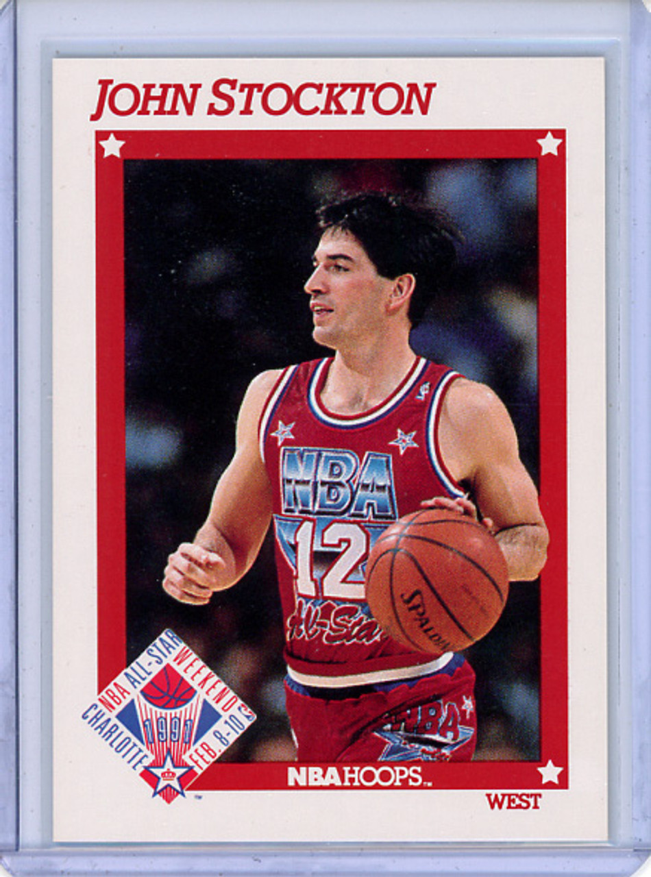 John Stockton 1991-92 Hoops #271 All-Star (CQ)