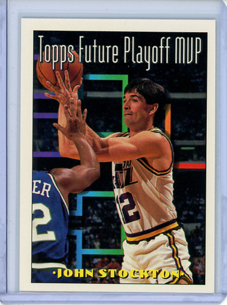 John Stockton 1993-94 Topps #201 Future Playoff MVP (CQ)