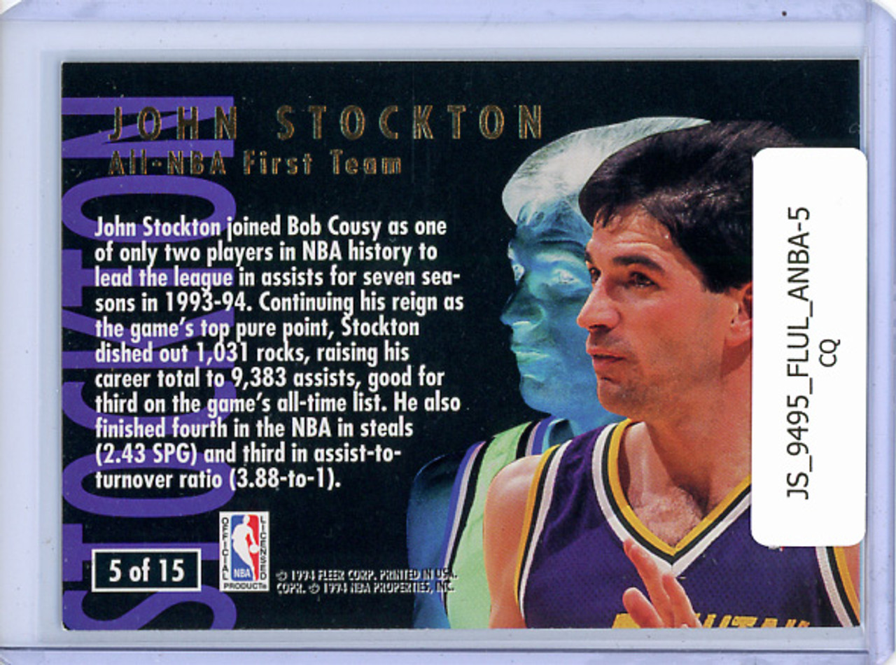 John Stockton 1994-95 Ultra, All-NBA #5 (CQ)