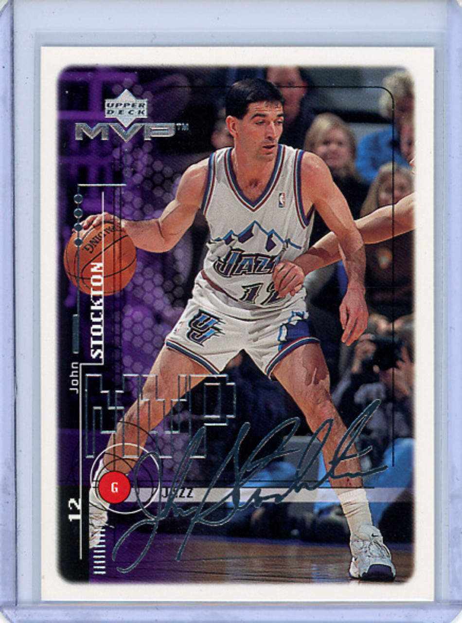 John Stockton 1999-00 MVP #162 Silver Script (CQ)