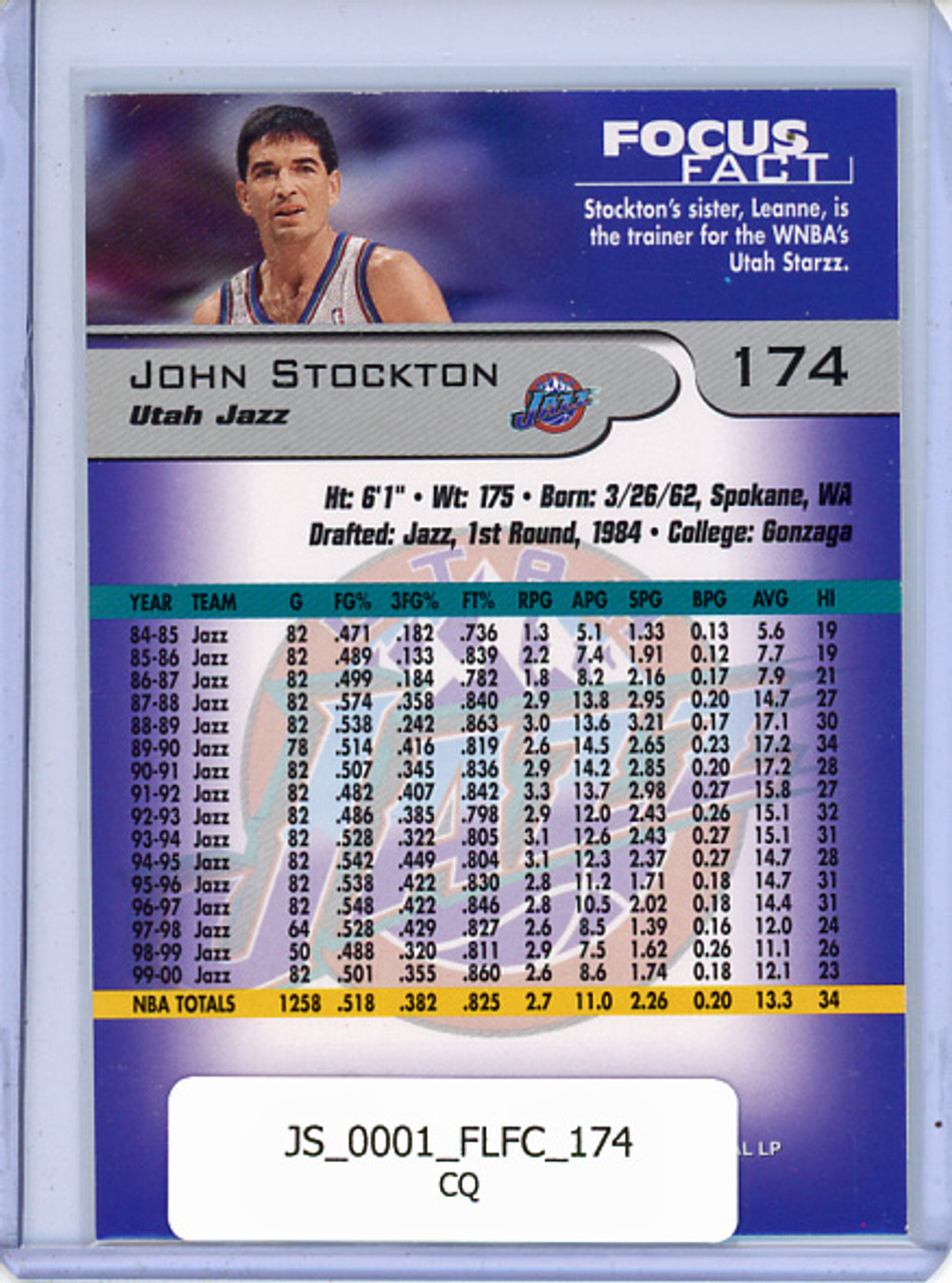 John Stockton 2000-01 Focus #174 (CQ)
