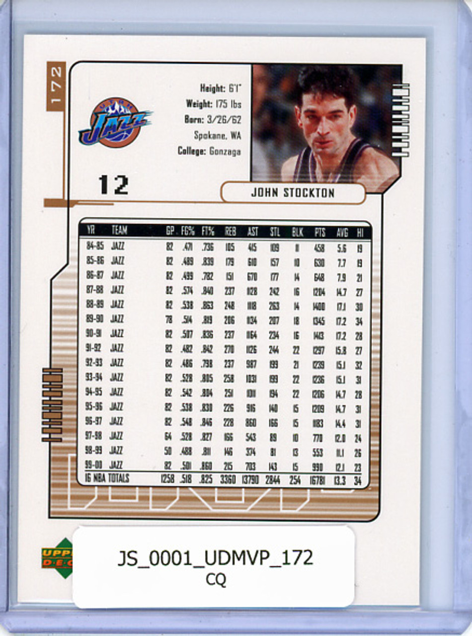 John Stockton 2000-01 MVP #172 (CQ)