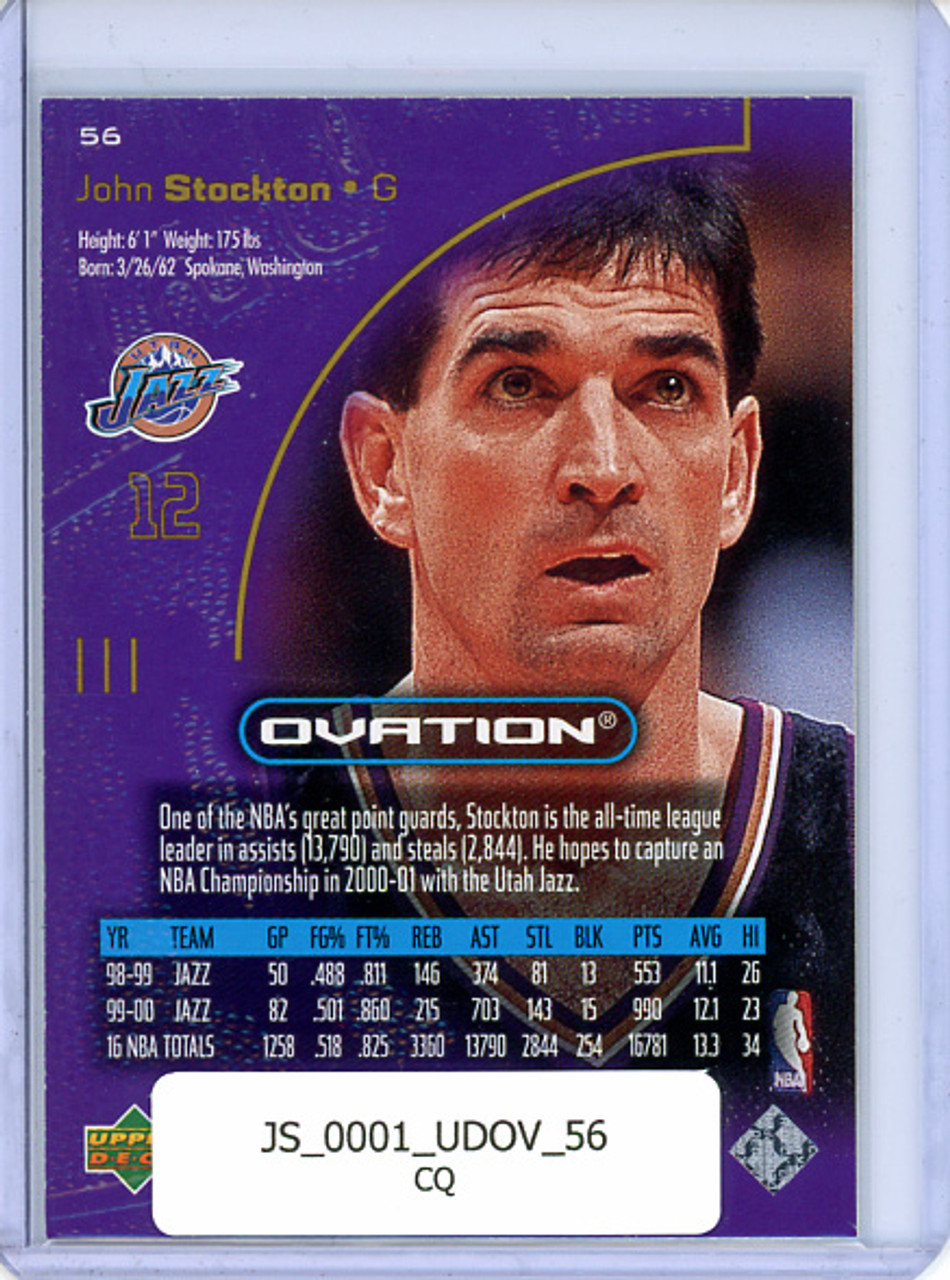 John Stockton 2000-01 Ovation #56 (CQ)