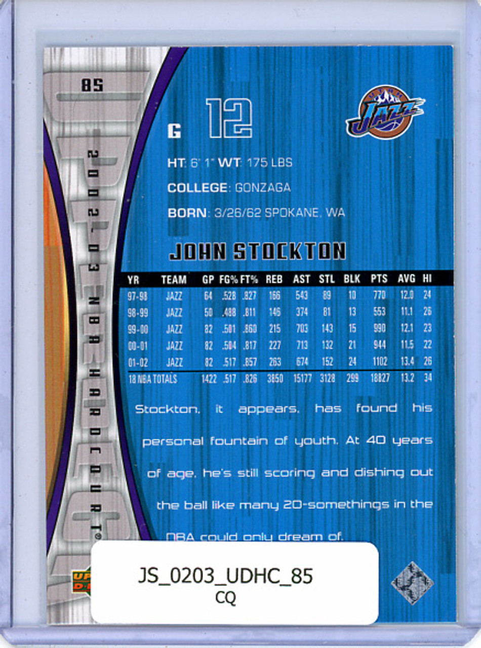 John Stockton 2002-03 Hardcourt #85 (CQ)
