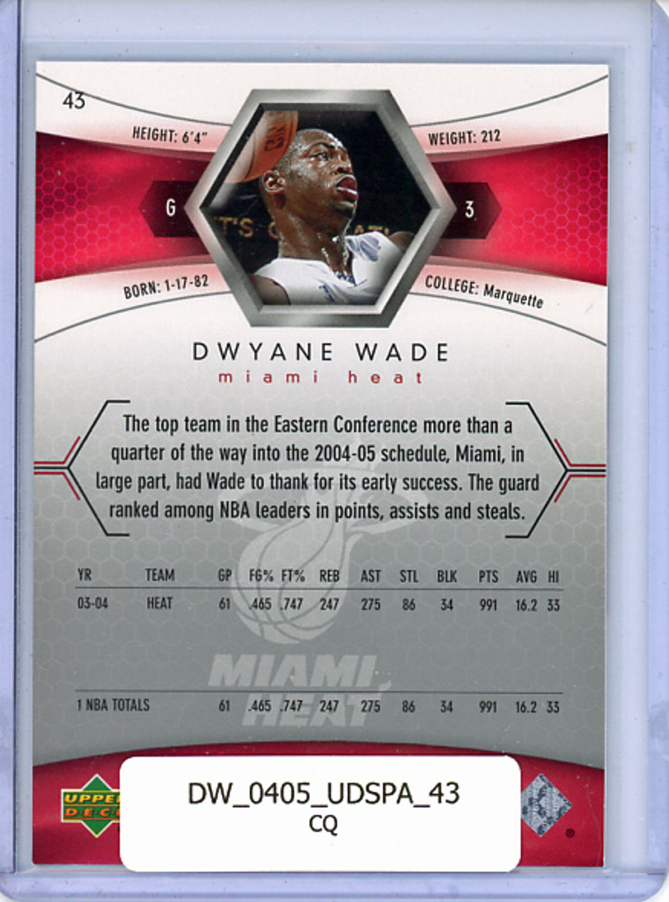 Dwyane Wade 2004-05 SP Authentic #43 (CQ)