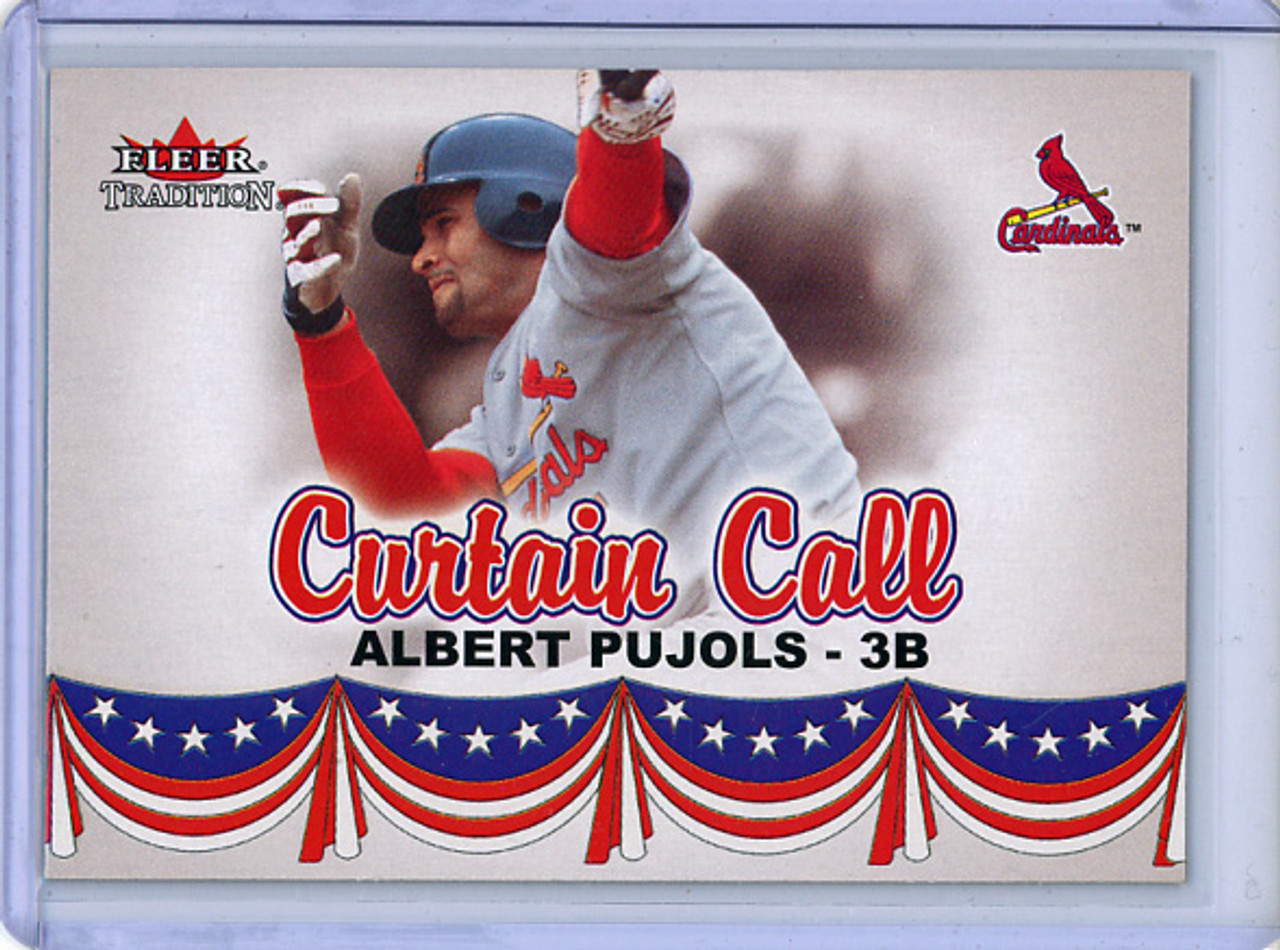 Albert Pujols 2002 Tradition Update #U368 Curtain Call (CQ)