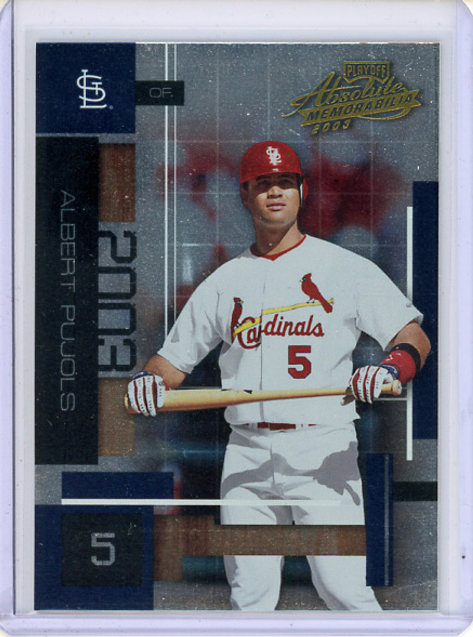 Albert Pujols 2003 Playoff Absolute #10 (CQ)