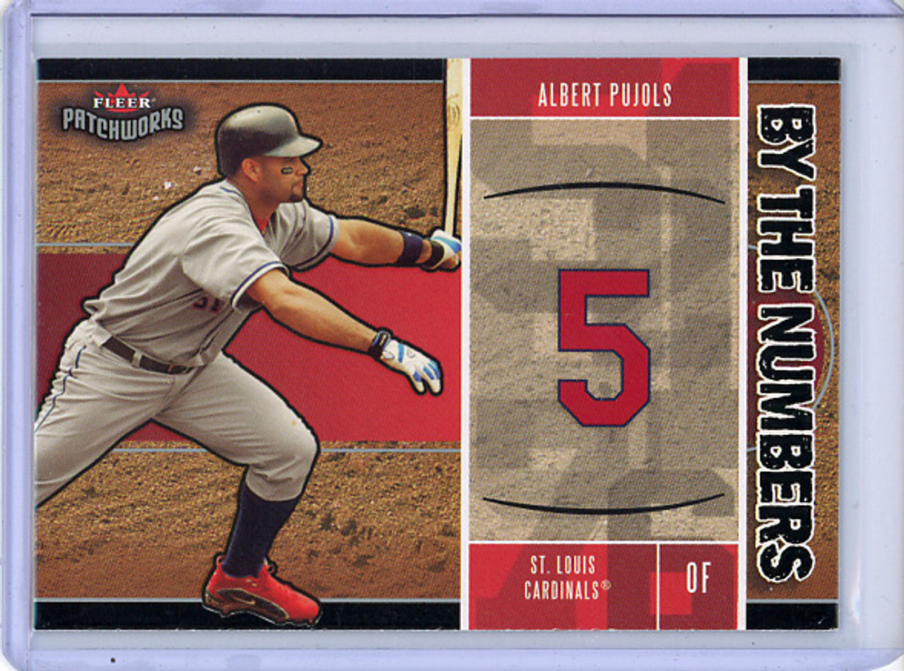 Albert Pujols 2004 Patchworks, By the Numbers #BN-1 (CQ)