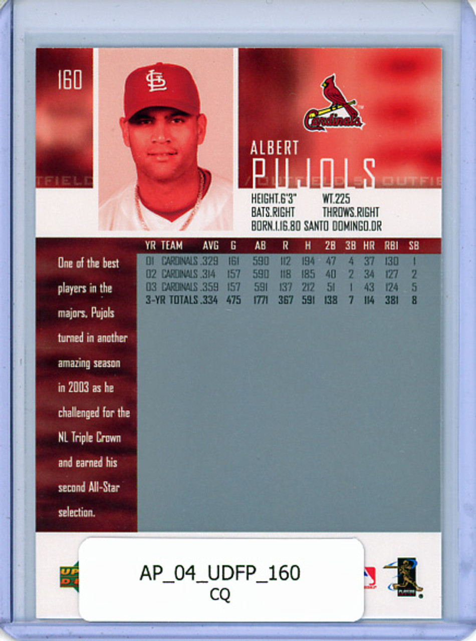 Albert Pujols 2004 Upper Deck First Pitch #160 (CQ)