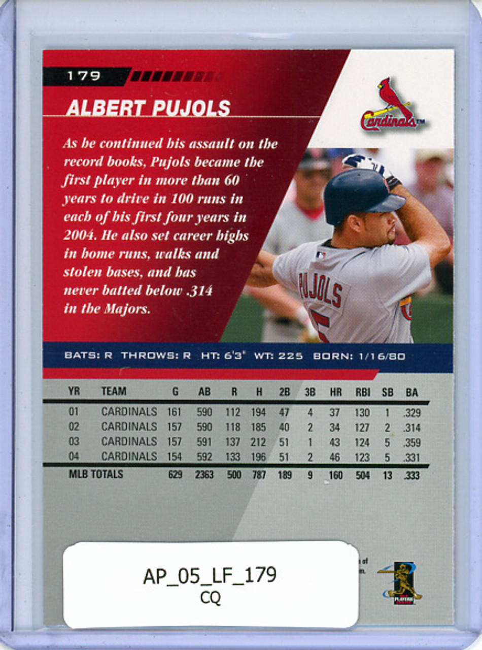 Albert Pujols 2005 Leaf #179 (CQ)