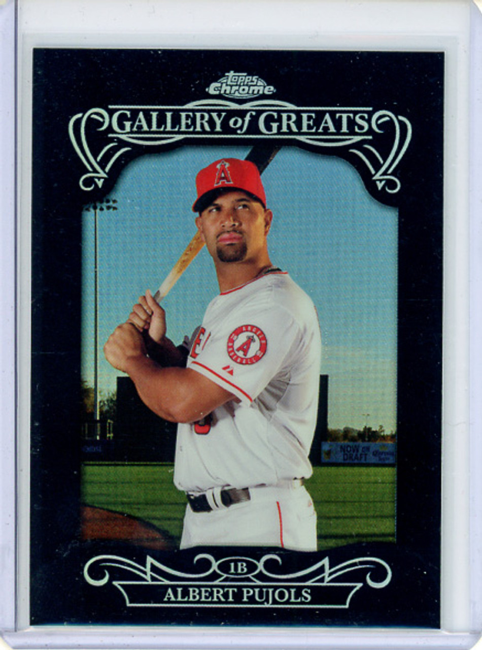 Albert Pujols 2015 Topps Chrome, Gallery of Greats #GGR-06 (CQ)