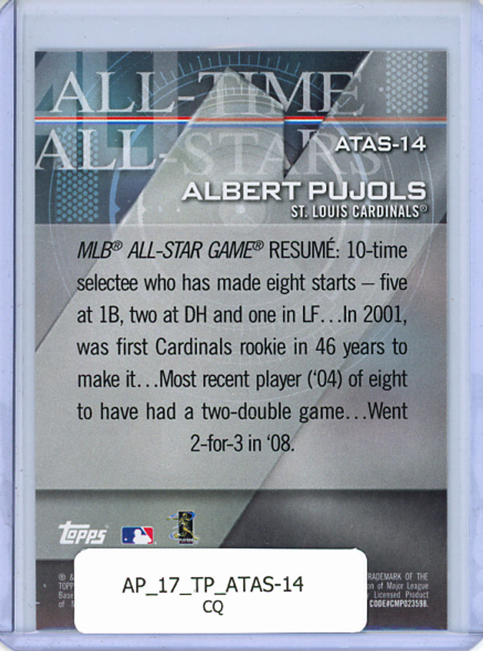 Albert Pujols 2017 Topps, All-Time All-Stars #ATAS-14 (CQ)