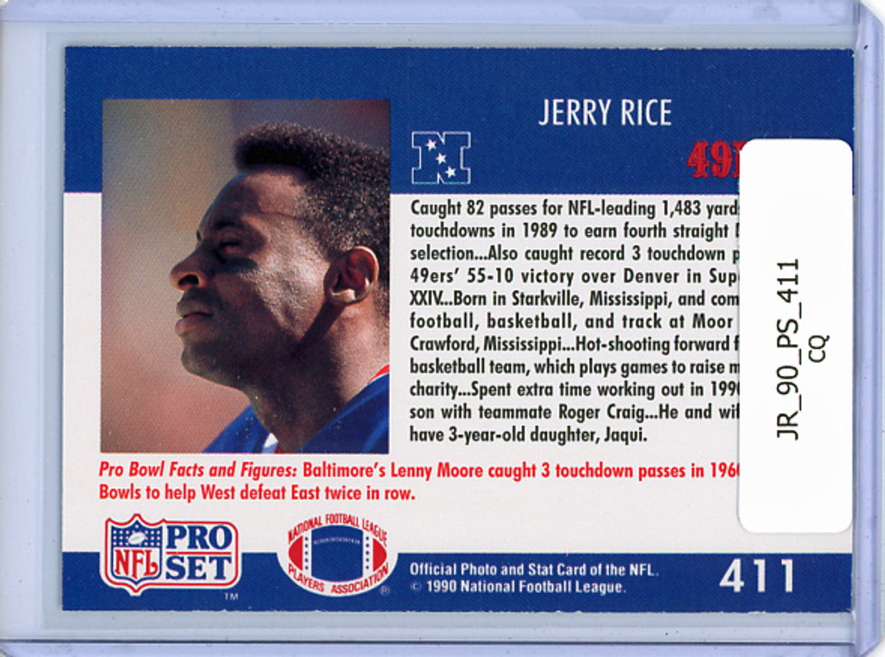 Jerry Rice 1990 Pro Set #411 Pro Bowl (CQ)