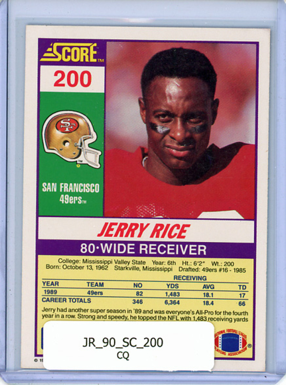 Jerry Rice 1990 Score #200 (CQ)