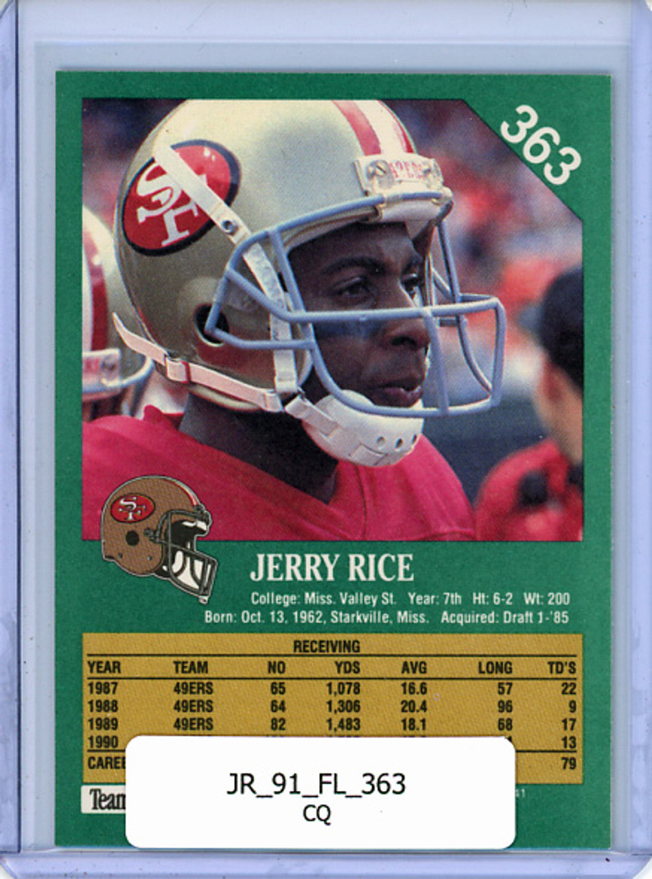 Jerry Rice 1991 Fleer #363 (CQ)