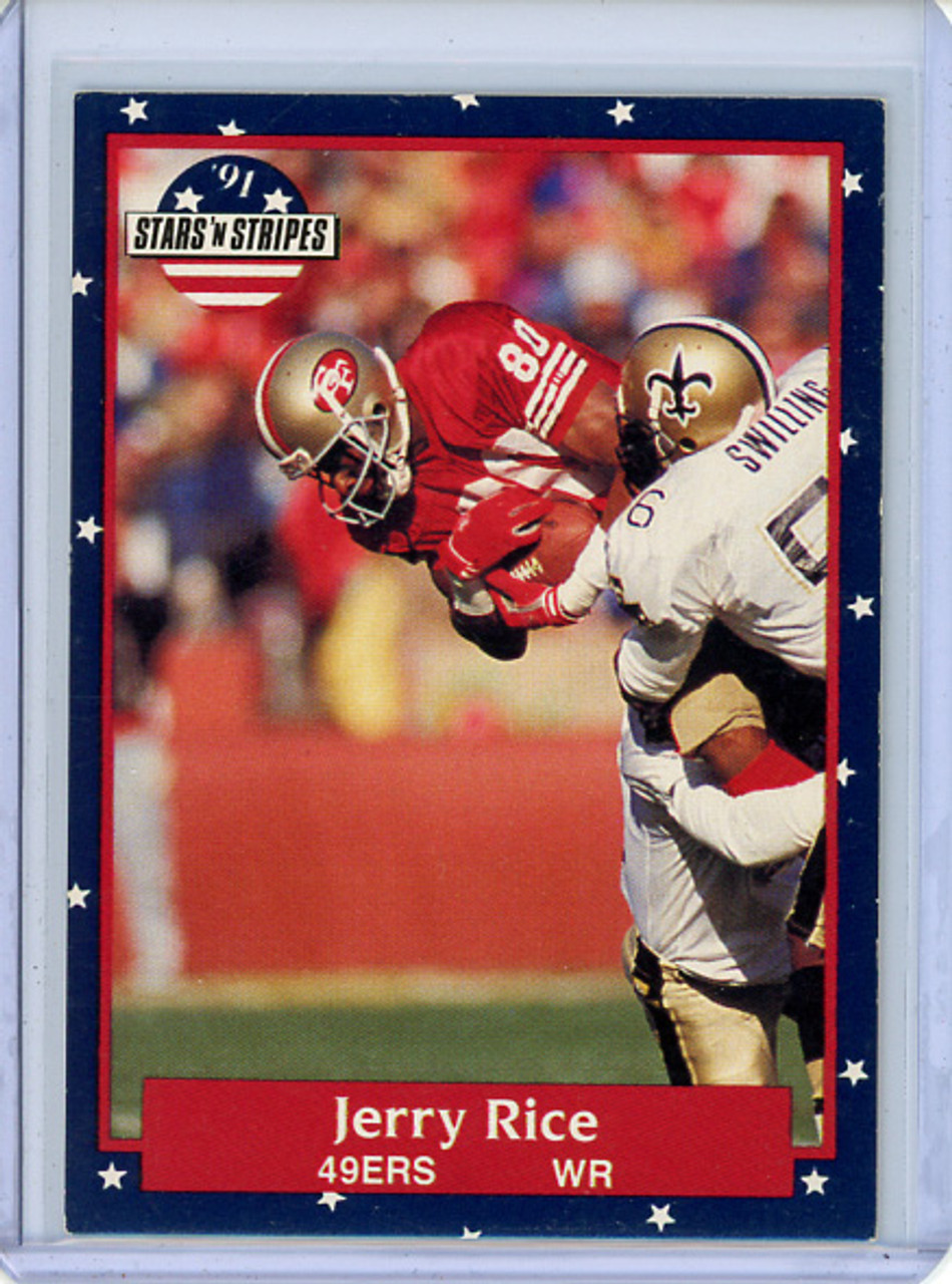 Jerry Rice 1991 Fleer Stars 'N Stripes #110 (CQ)