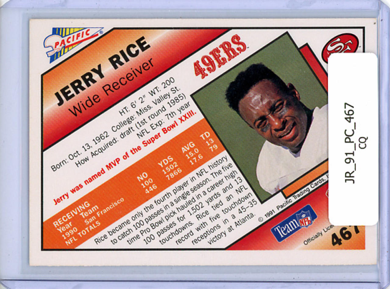 Jerry Rice 1991 Pacific #467 (CQ)