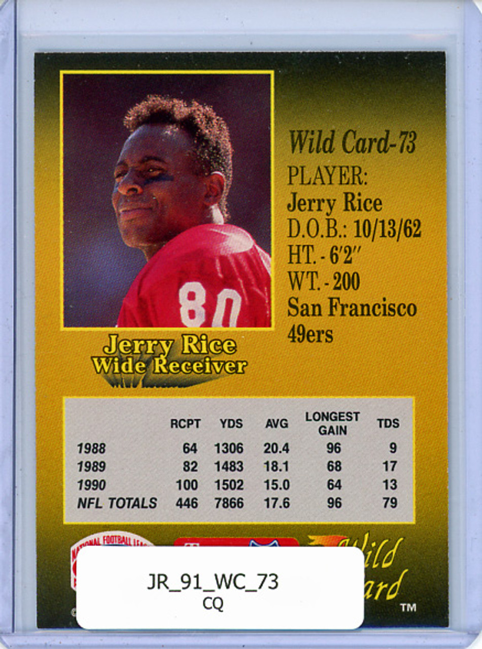 Jerry Rice 1991 Wild Card #73 (CQ)