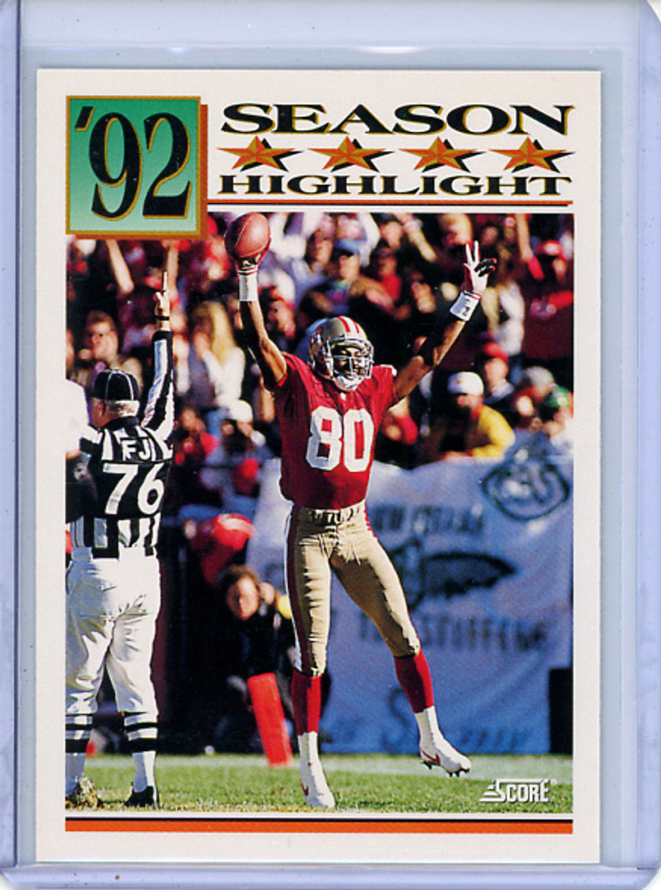 Jerry Rice 1993 Score #431 Season Highlight (CQ)