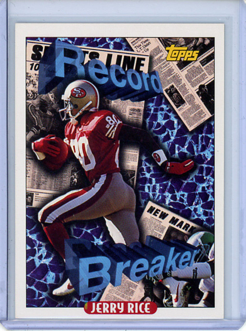 Jerry Rice 1993 Topps #2 Record Breaker (CQ)