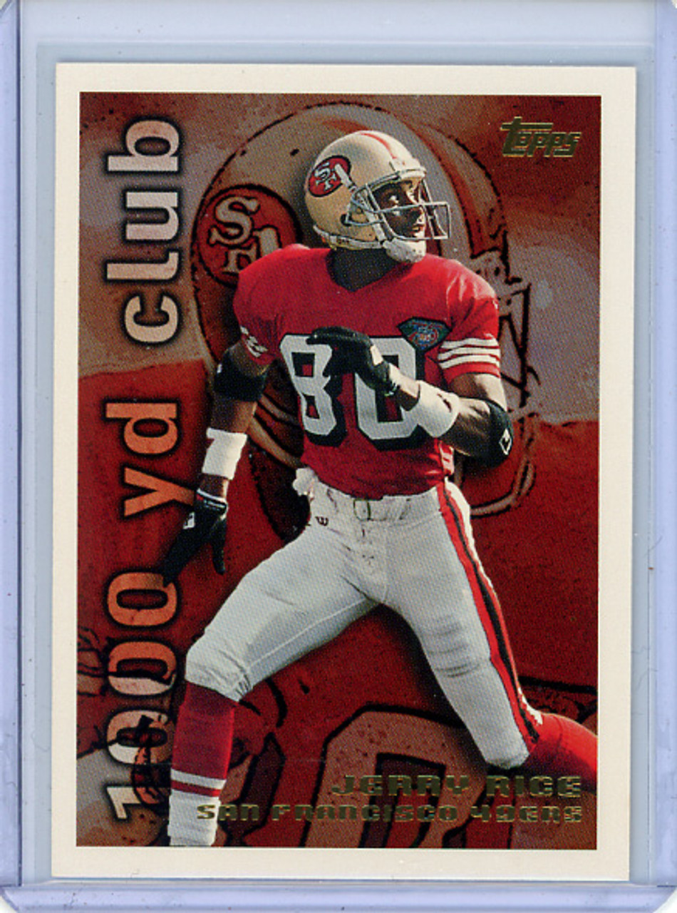 Jerry Rice 1995 Topps #3 1,000 Yard Club (CQ)