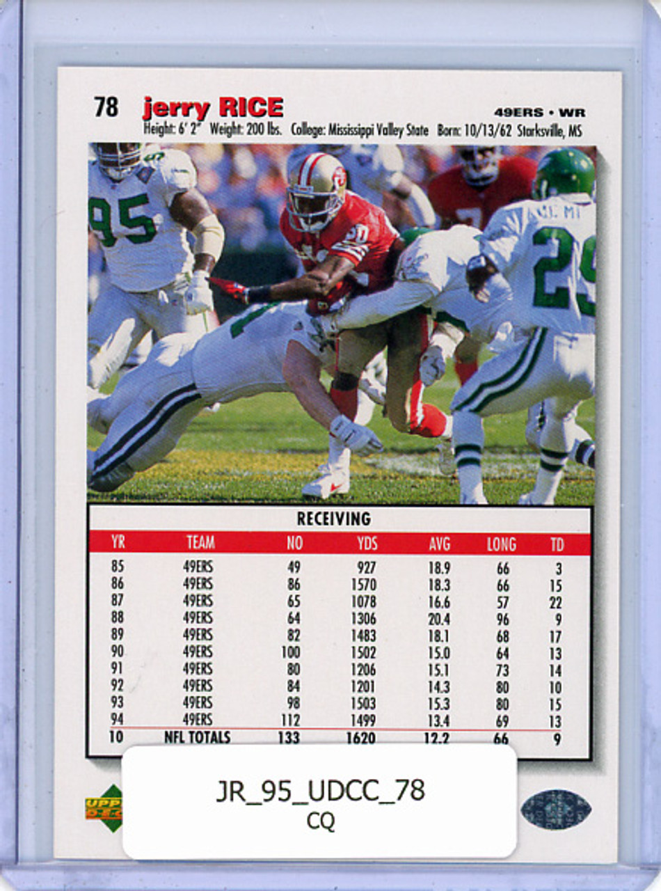 Jerry Rice 1995 Collector's Choice #78 (CQ)