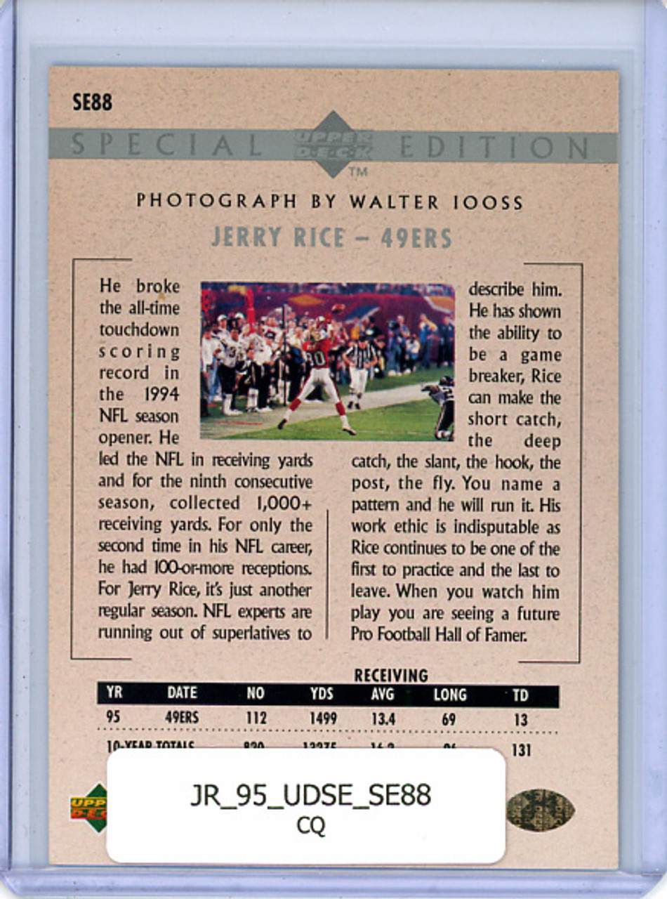 Jerry Rice 1995 Upper Deck Special Edition #SE88 (CQ)