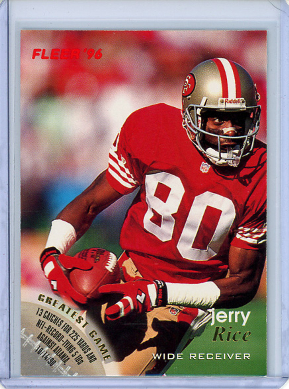 Jerry Rice 1996 Fleer #126 (CQ)