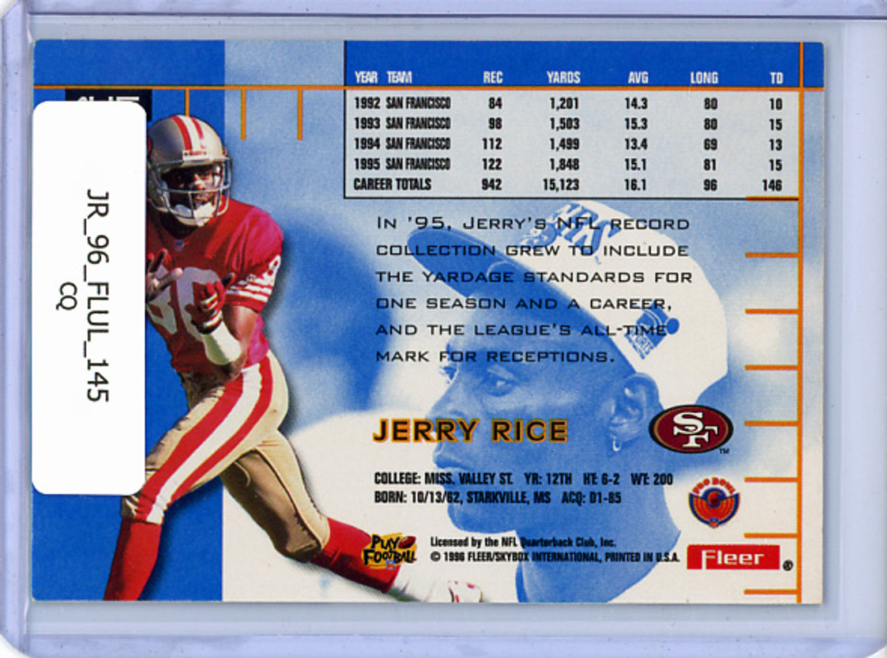 Jerry Rice 1996 Ultra #145 (CQ)
